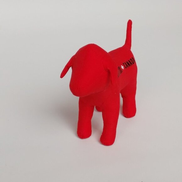 CUTE Victoria's Secret PINK DOG CANADA Day Plush Limited Edition - Picture 8 of 9